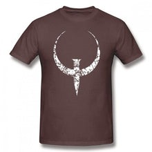 Load image into Gallery viewer, Quake T Shirt Quake White T-Shirt Graphic 100% Cotton Tee Shirt Men Short Sleeve Classic Cute Tshirt