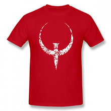 Load image into Gallery viewer, Quake T Shirt Quake White T-Shirt Graphic 100% Cotton Tee Shirt Men Short Sleeve Classic Cute Tshirt