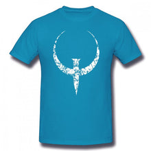 Load image into Gallery viewer, Quake T Shirt Quake White T-Shirt Graphic 100% Cotton Tee Shirt Men Short Sleeve Classic Cute Tshirt