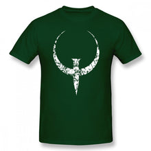 Load image into Gallery viewer, Quake T Shirt Quake White T-Shirt Graphic 100% Cotton Tee Shirt Men Short Sleeve Classic Cute Tshirt