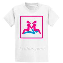 Load image into Gallery viewer, Kamasutras Menage A Trois Fmf T Shirt O-Neck Breathable Spring Personalized Letter Crazy Formal Cotton Shirt