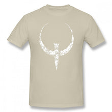 Load image into Gallery viewer, Quake T Shirt Quake White T-Shirt Graphic 100% Cotton Tee Shirt Men Short Sleeve Classic Cute Tshirt

