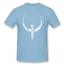Load image into Gallery viewer, Quake T Shirt Quake White T-Shirt Graphic 100% Cotton Tee Shirt Men Short Sleeve Classic Cute Tshirt
