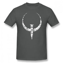 Load image into Gallery viewer, Quake T Shirt Quake White T-Shirt Graphic 100% Cotton Tee Shirt Men Short Sleeve Classic Cute Tshirt
