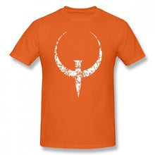 Load image into Gallery viewer, Quake T Shirt Quake White T-Shirt Graphic 100% Cotton Tee Shirt Men Short Sleeve Classic Cute Tshirt
