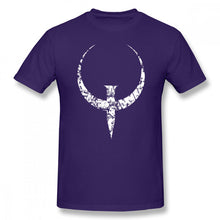 Load image into Gallery viewer, Quake T Shirt Quake White T-Shirt Graphic 100% Cotton Tee Shirt Men Short Sleeve Classic Cute Tshirt
