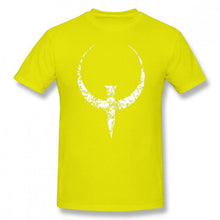 Load image into Gallery viewer, Quake T Shirt Quake White T-Shirt Graphic 100% Cotton Tee Shirt Men Short Sleeve Classic Cute Tshirt
