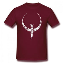 Load image into Gallery viewer, Quake T Shirt Quake White T-Shirt Graphic 100% Cotton Tee Shirt Men Short Sleeve Classic Cute Tshirt
